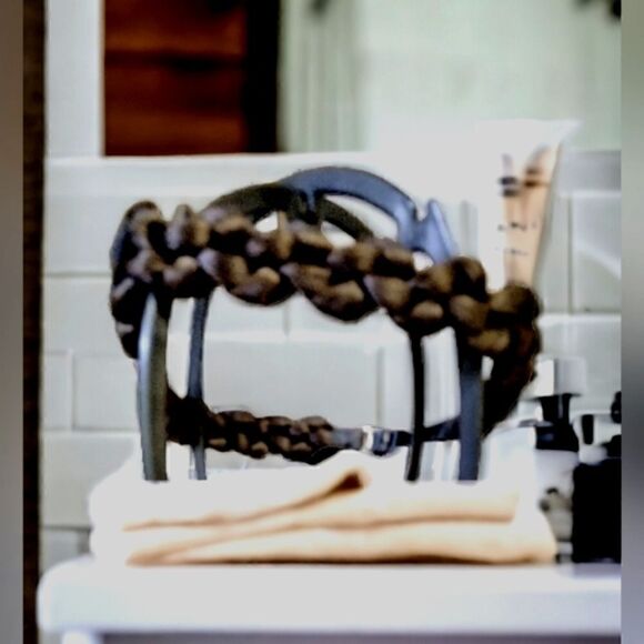  Hair2wear by Christie Brinkley Collection  Braided Headband MED DARK BRWN  NWOT - Picture 8 of 10